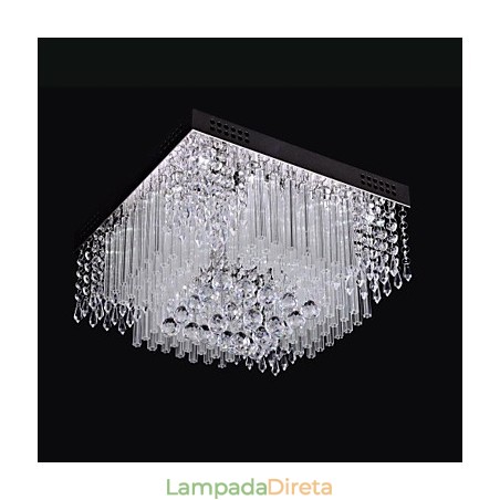 Luminária de teto de cristal Luxury Modern Living 16 luzes Luminária de teto de cristal Luxury Modern Living 16 luzes