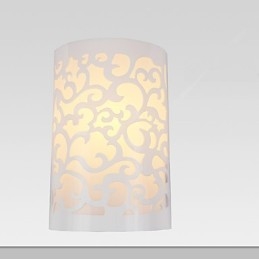 Luminária de parede metálica moderna contemporânea embutida e de teto Hugger, luminária de parede com destaque
