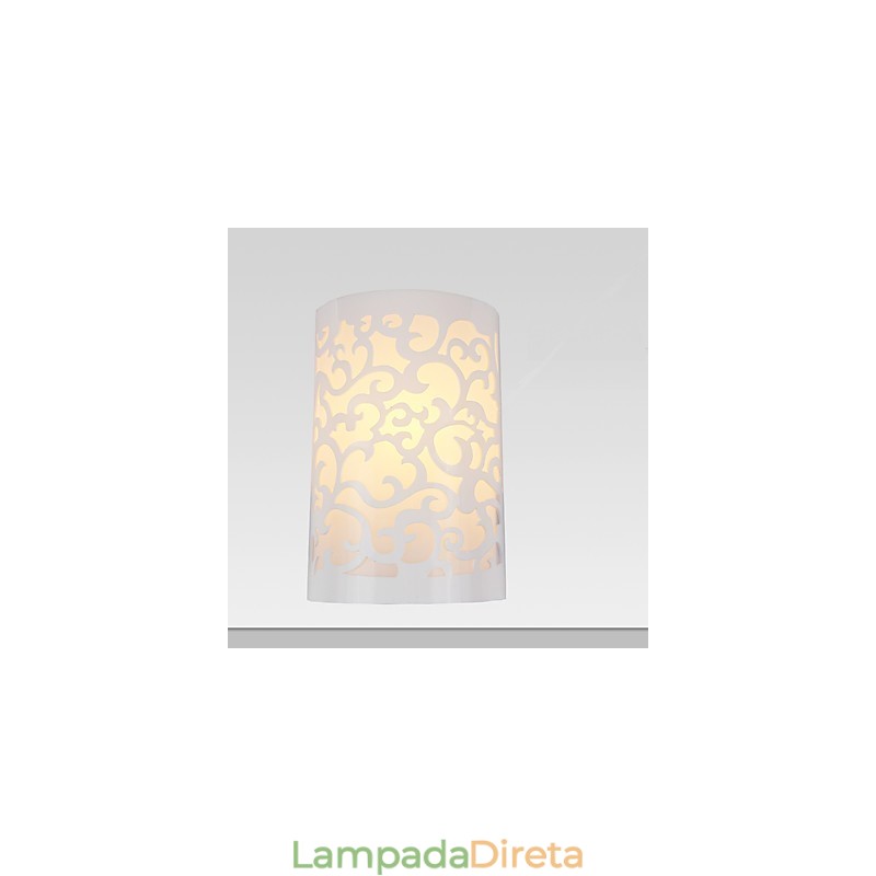 Luminária de parede metálica moderna contemporânea embutida e de teto Hugger, luminária de parede com destaque