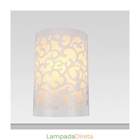 Luminária de parede metálica moderna contemporânea embutida e de teto Hugger, luminária de parede com destaque Luminária de parede metálica moderna contemporânea embutida e de teto Hugger, luminária de parede com destaque