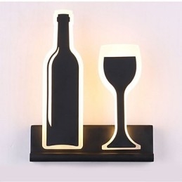 Pintura moderna contemporânea integrada, recurso de pintura contemporânea para arandelas de parede com luz ambiente