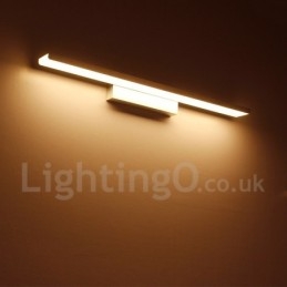 IPMirror Lâmpada Luzes de banheiro Materiais de alumínio e acrílico Luzes de parede Iluminação de maquiagem