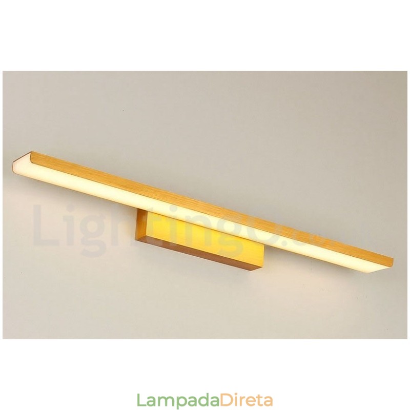 IPMirror Lâmpada Luzes de banheiro Materiais de alumínio e acrílico Luzes de parede Iluminação de maquiagem