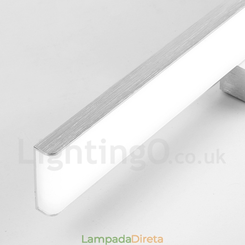 IPMirror Lâmpada Luzes de banheiro Materiais de alumínio e acrílico Luzes de parede Iluminação de maquiagem