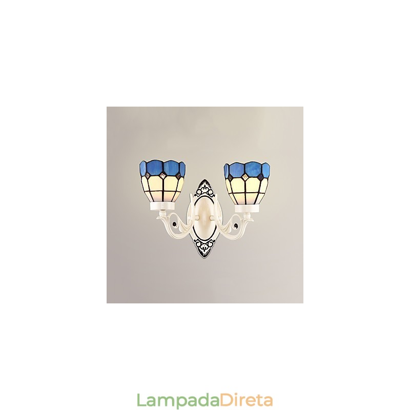 Pintura rústica de chalé para arandelas de parede downlight