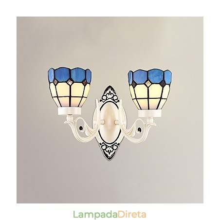 Pintura rústica de chalé para arandelas de parede downlight Pintura rústica de chalé para arandelas de parede downlight