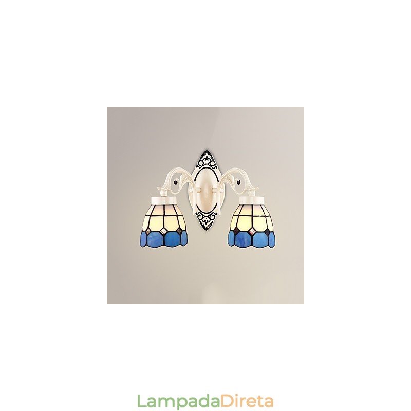 Pintura rústica de chalé para arandelas de parede downlight