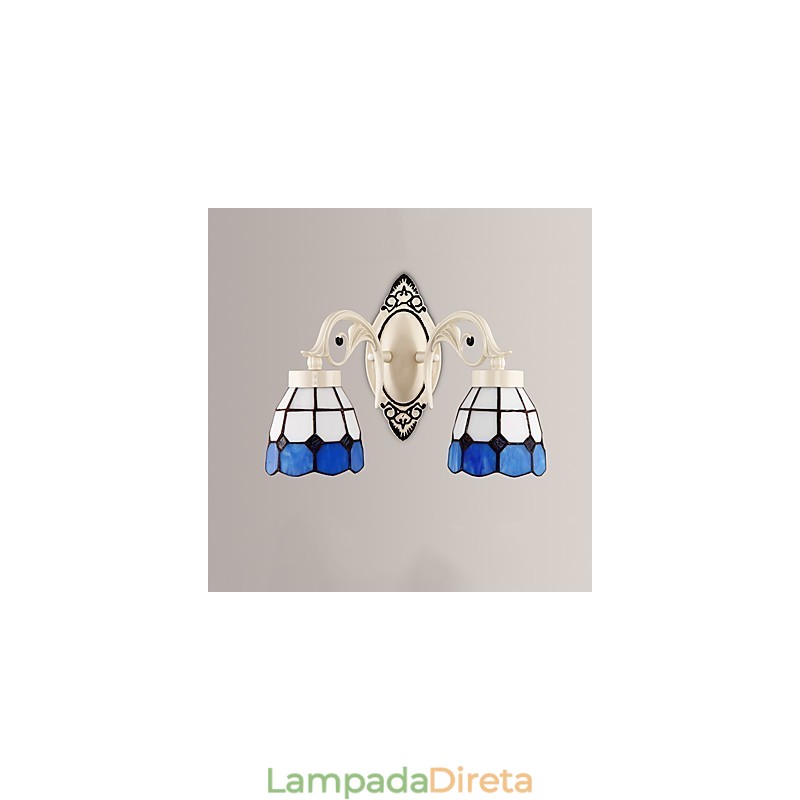 Pintura rústica de chalé para arandelas de parede downlight