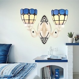 Pintura rústica de chalé para arandelas de parede downlight