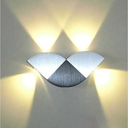 Recurso de novidade integrado multicolorido para arandelas de parede de luz ambiente estilo mini, luminária de parede, cor aleatória