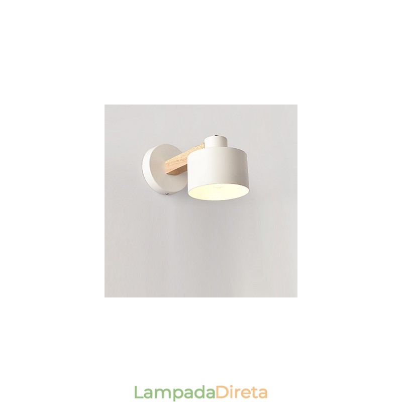 Luminária de parede moderna contemporânea com luz ambiente