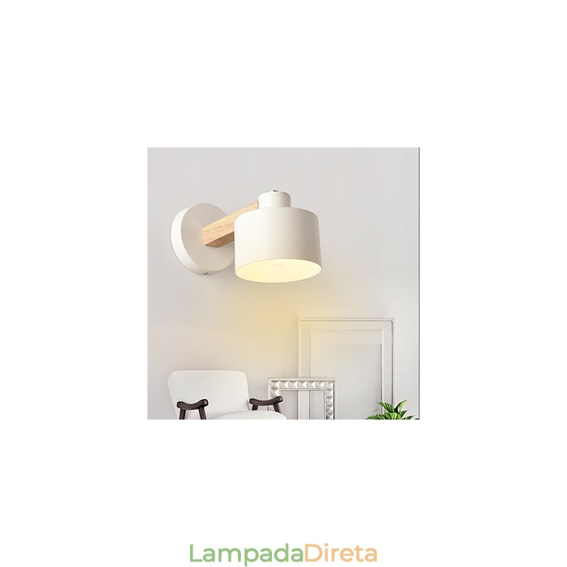 Luminária de parede moderna contemporânea com luz ambiente