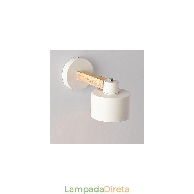 Luminária de parede moderna contemporânea com luz ambiente