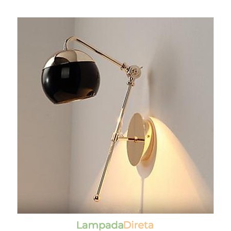Luminária de parede criativa minimalista moderna para sala de estar, quarto, estudo, personagem do designer de vidro, luminária de parede Luminária de parede criativa minimalista moderna para sala de estar, quarto, estudo, personagem do designer de vidro, luminária de parede