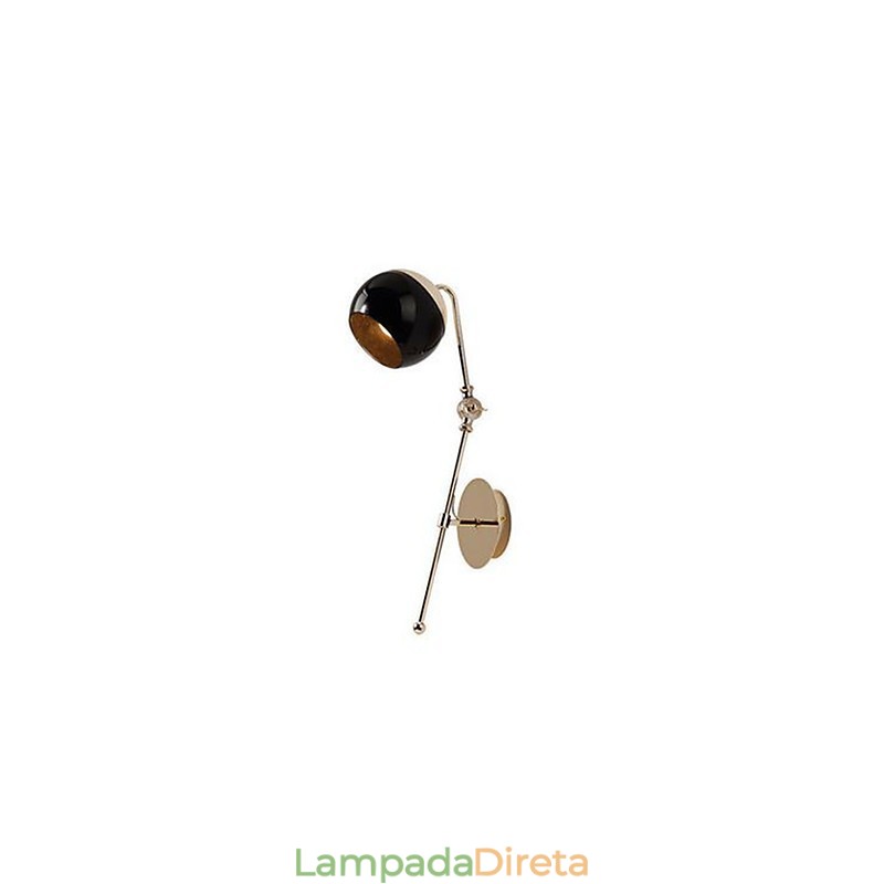 Luminária de parede criativa minimalista moderna para sala de estar, quarto, estudo, personagem do designer de vidro, luminária de parede
