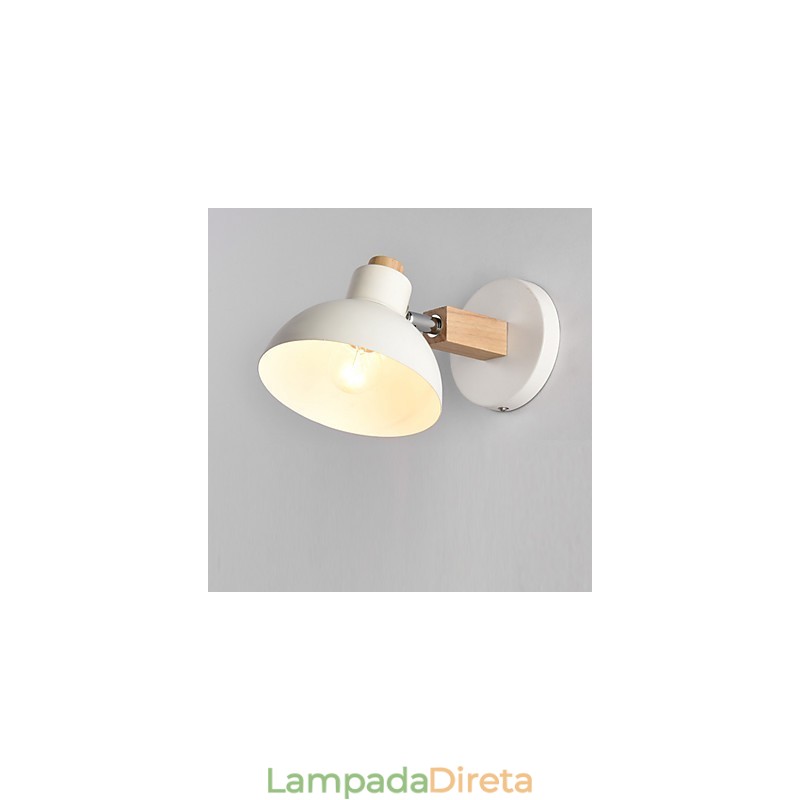 Luminária de parede moderna contemporânea com luz ambiente