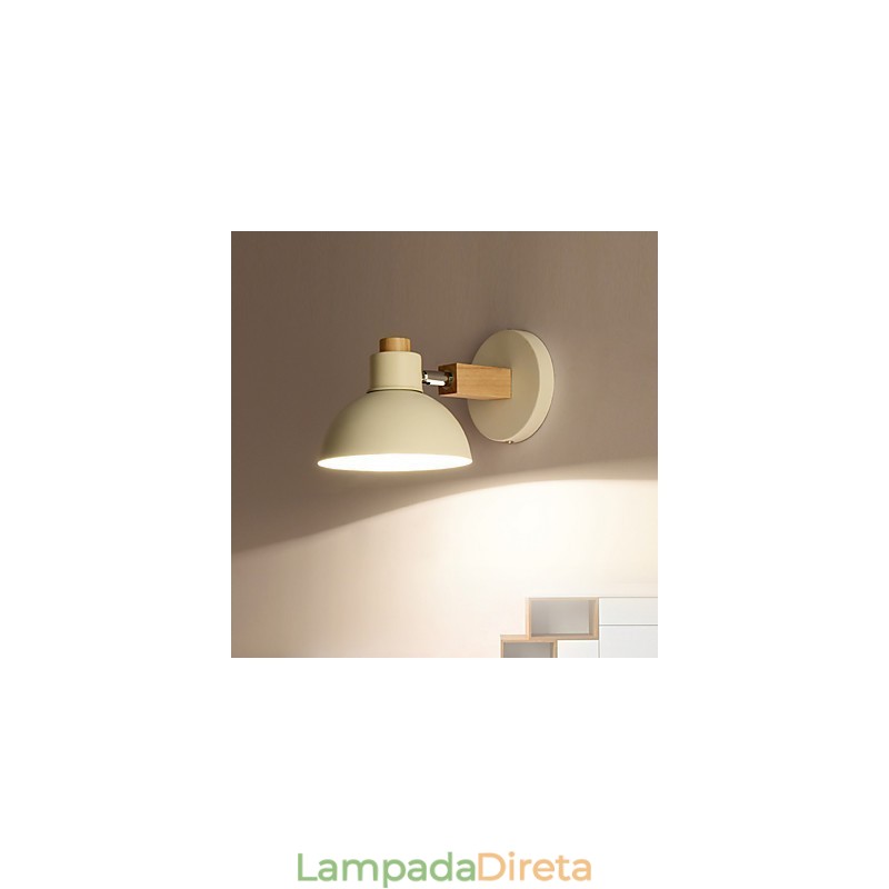 Luminária de parede moderna contemporânea com luz ambiente