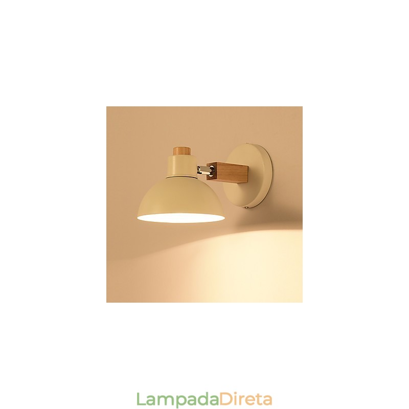 Luminária de parede moderna contemporânea com luz ambiente