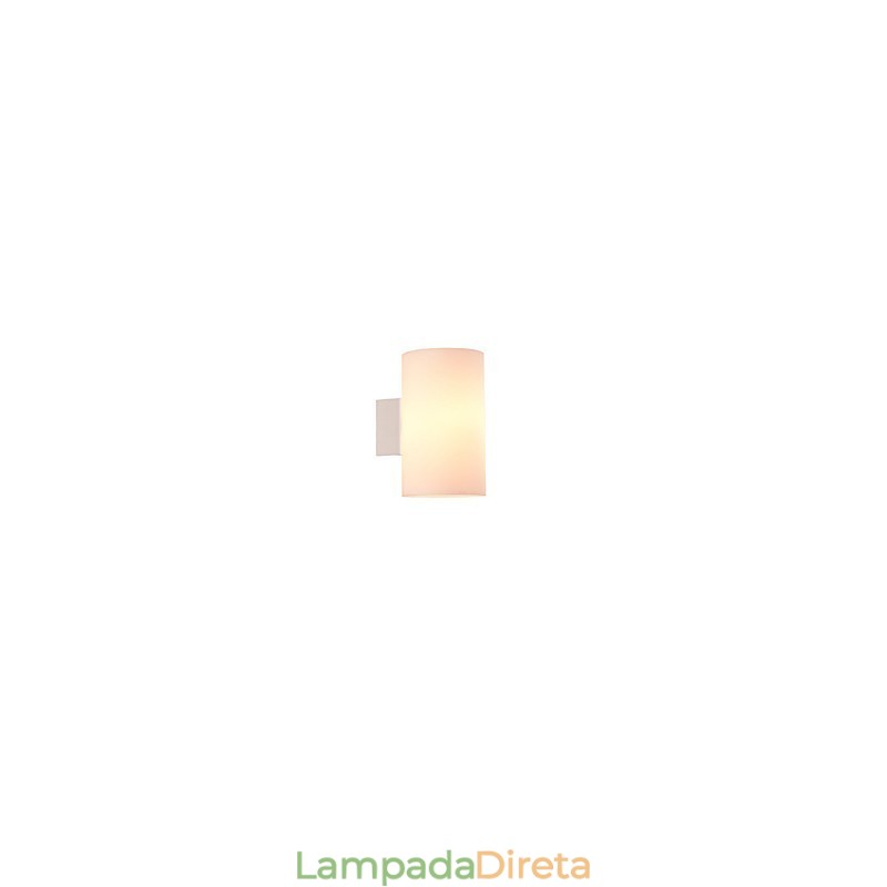 Luminária de parede de vidro para base de metal e cúpula de vidro para luz de quarto