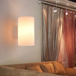 Luminária de parede de vidro para base de metal e cúpula de vidro para luz de quarto