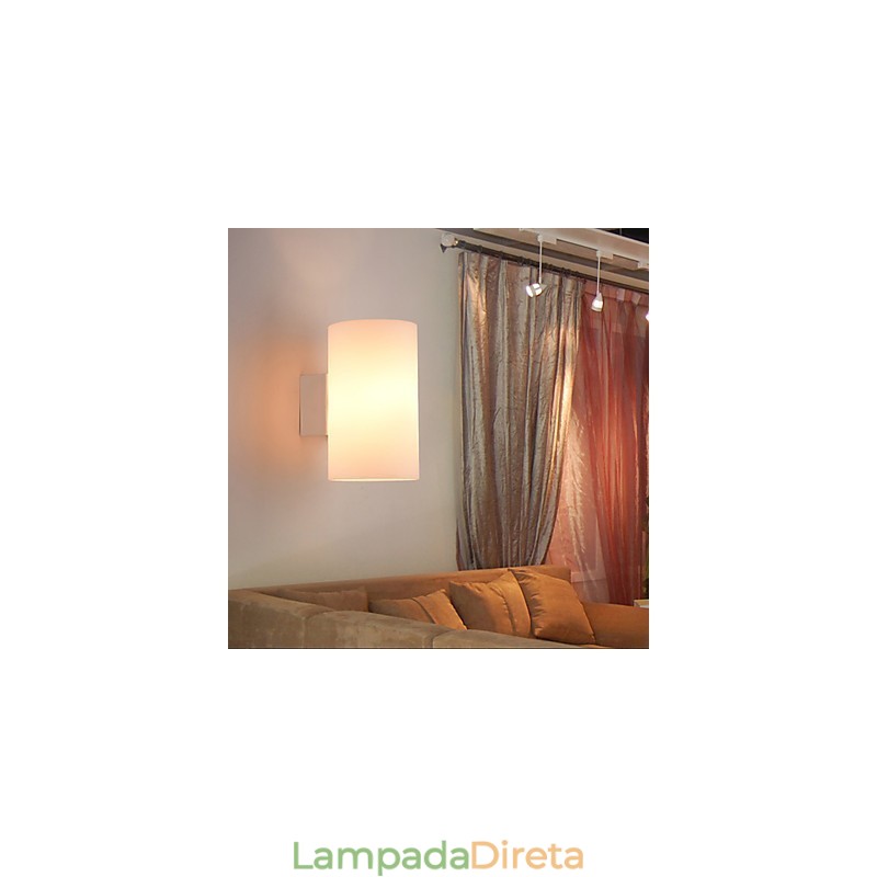 Luminária de parede de vidro para base de metal e cúpula de vidro para luz de quarto