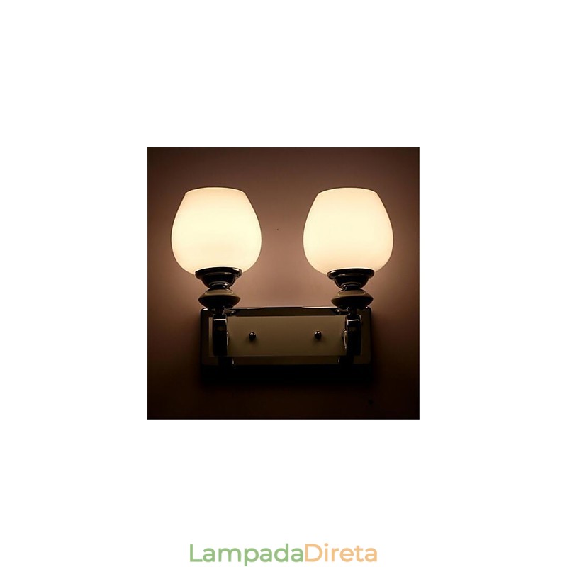 Recurso de galvanoplastia contemporânea moderna para proteção ocular com braço oscilante, arandelas de parede com luz ambiente, luminária de parede