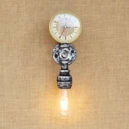 Recurso de pintura retrô country simples para arandelas de parede de luz ambiente estilo mini