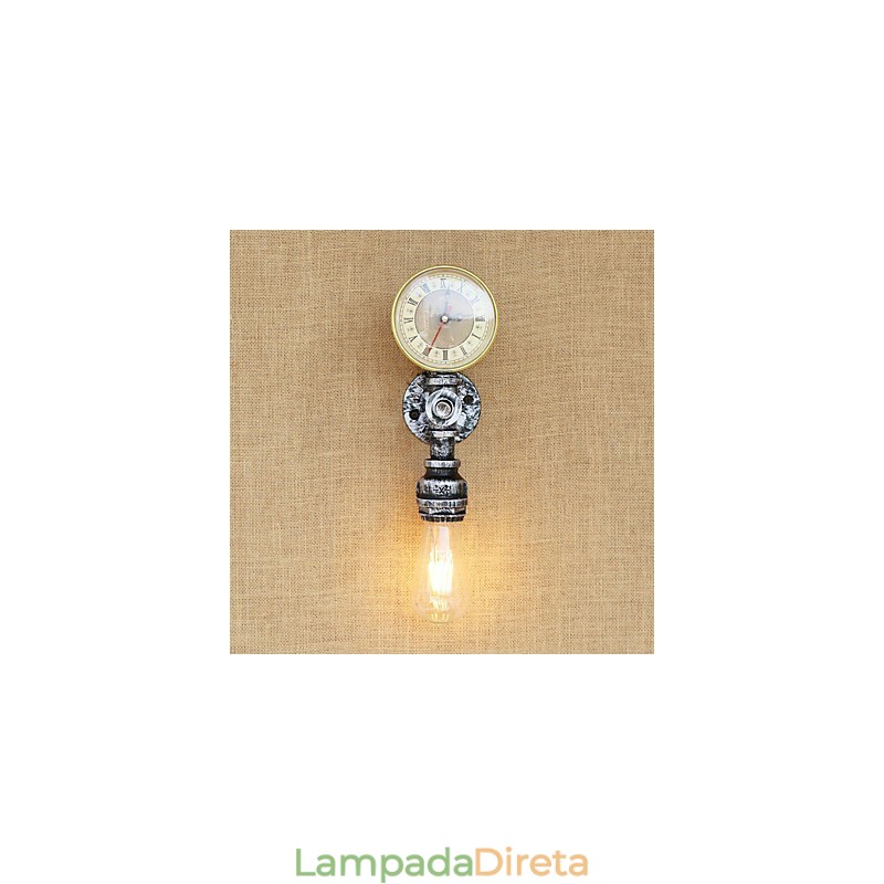 Recurso de pintura retrô country simples para arandelas de parede de luz ambiente estilo mini