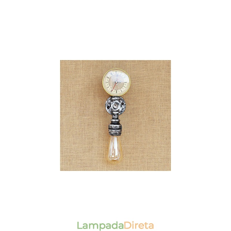 Recurso de pintura retrô country simples para arandelas de parede de luz ambiente estilo mini