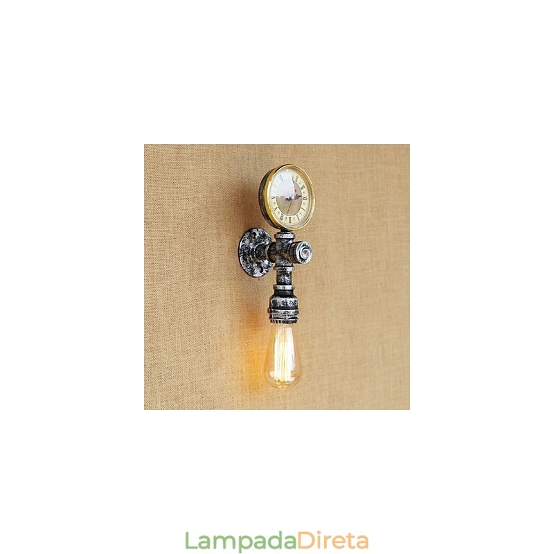 Recurso de pintura retrô country simples para arandelas de parede de luz ambiente estilo mini