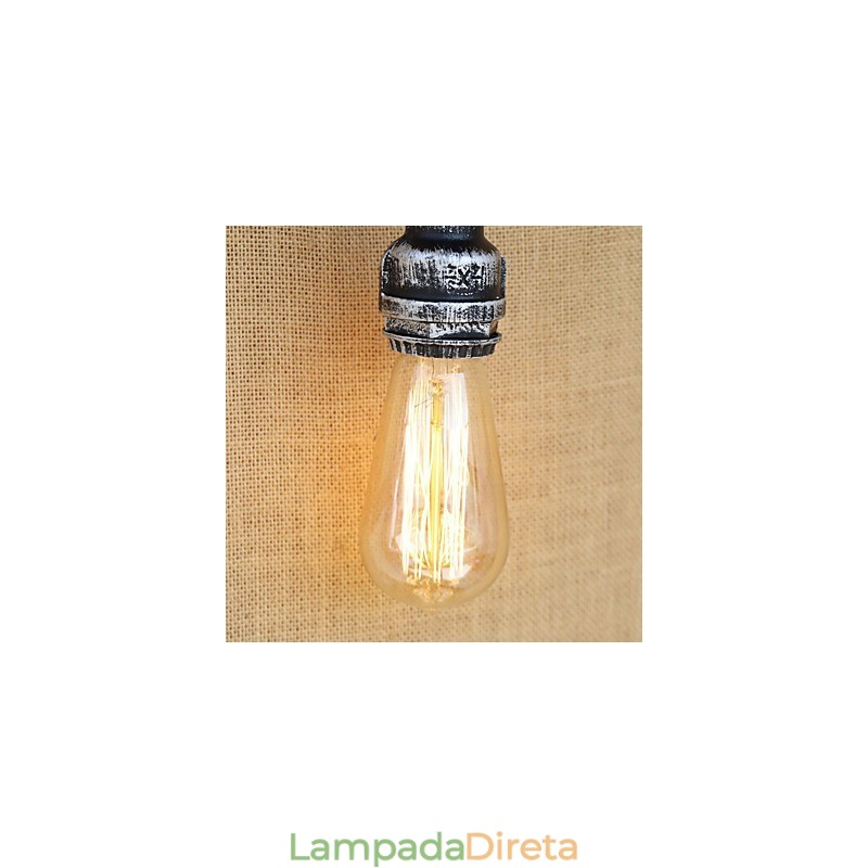 Recurso de pintura retrô country simples para arandelas de parede de luz ambiente estilo mini