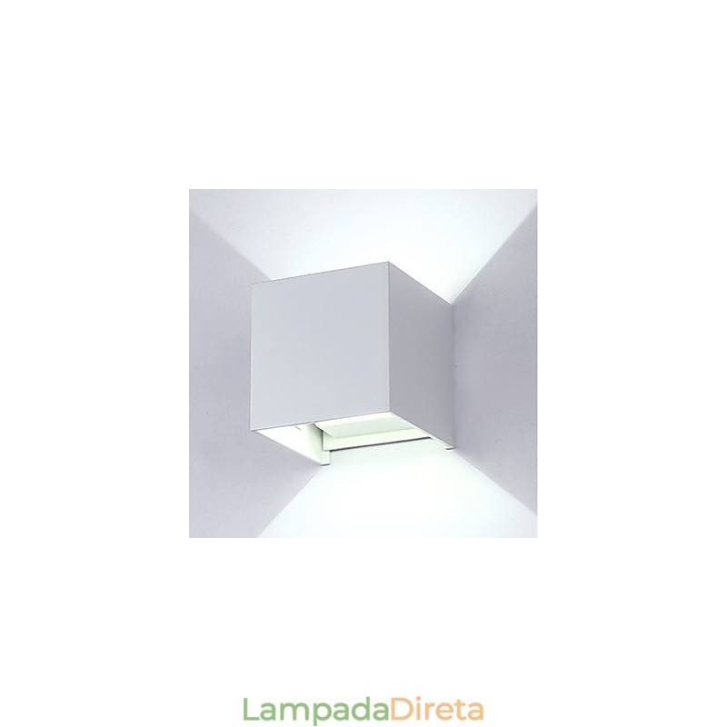 Recurso integrado para arandelas de parede de luz ambiente estilo mini, luminária de parede, cor aleatória