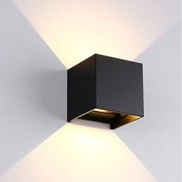 Recurso integrado para arandelas de parede de luz ambiente estilo mini, luminária de parede, cor aleatória