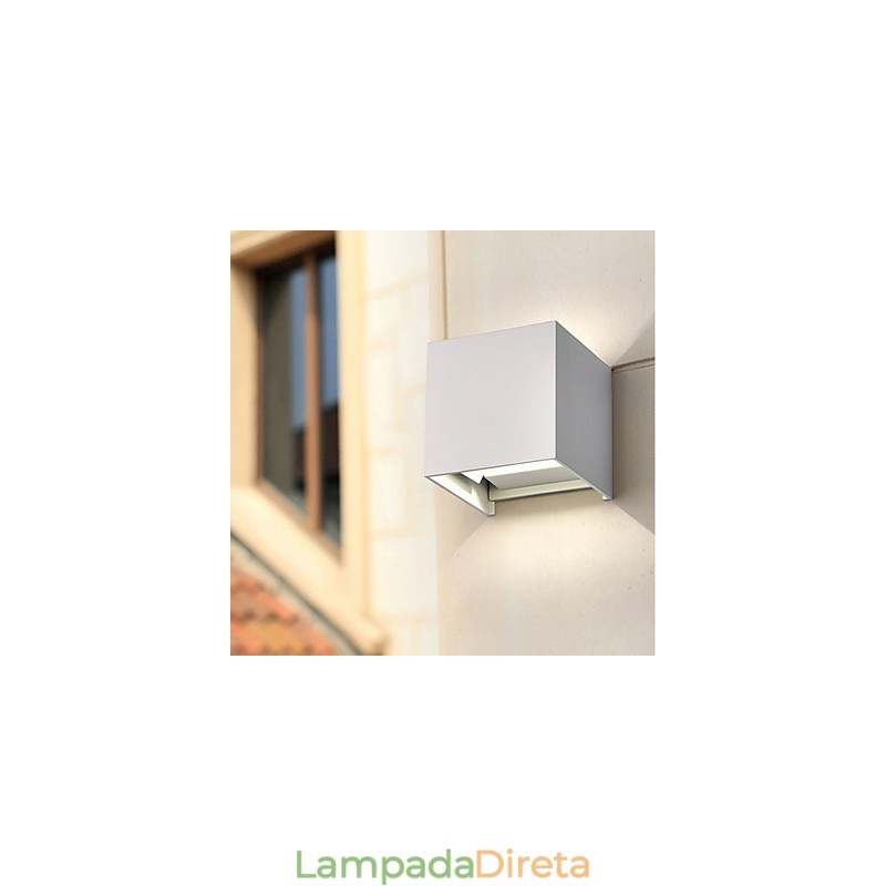 Recurso integrado para arandelas de parede de luz ambiente estilo mini, luminária de parede, cor aleatória