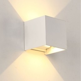 Recurso integrado para arandelas de parede de luz ambiente estilo mini, luminária de parede, cor aleatória
