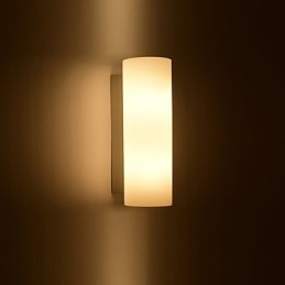 Luminária de parede de vidro moderna contemporânea com luz ambiente, arandelas de parede, luminária de parede