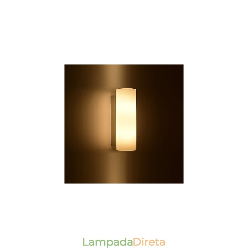 Luminária de parede de vidro moderna contemporânea com luz ambiente, arandelas de parede, luminária de parede