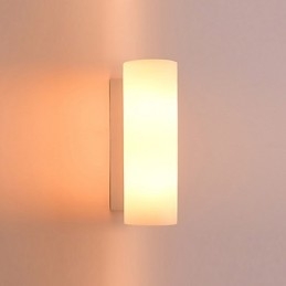 Luminária de parede de vidro moderna contemporânea com luz ambiente, arandelas de parede, luminária de parede
