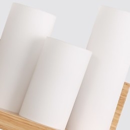 Recurso simples de país para proteção ocular de estilo mini, arandelas de parede com luz ambiente, luminária de parede