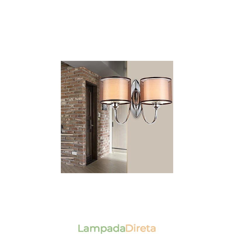 Luminária de parede vintage galvanizada Downlight