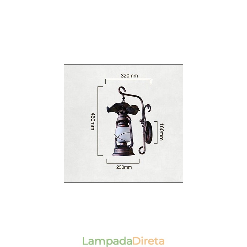 Vintage Others apresenta arandelas de parede downlight