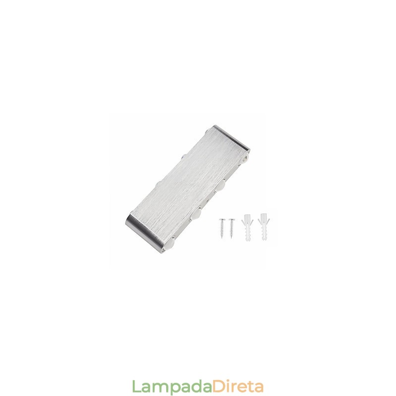 Luminária de parede moderna Luminária de parede para corredor interno Iluminação decorativa de alumínio integrada