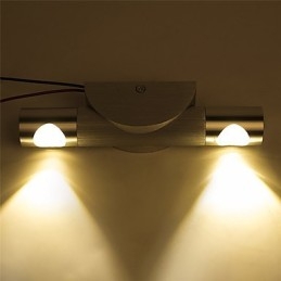 Luminária de parede moderna com ângulo ajustável, holofotes decorativos para estúdio, sala de estar, varanda, corredor, cabeceira, quarto