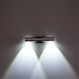 Luminária de parede moderna com ângulo ajustável, holofotes decorativos para estúdio, sala de estar, varanda, corredor, cabeceira, quarto