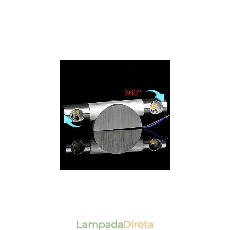 Luminária de parede moderna com ângulo ajustável, holofotes decorativos para estúdio, sala de estar, varanda, corredor, cabeceira, quarto