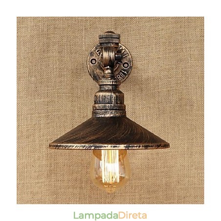 Pintura rústica de chalé para arandelas de parede com luz ambiente Pintura rústica de chalé para arandelas de parede com luz ambiente