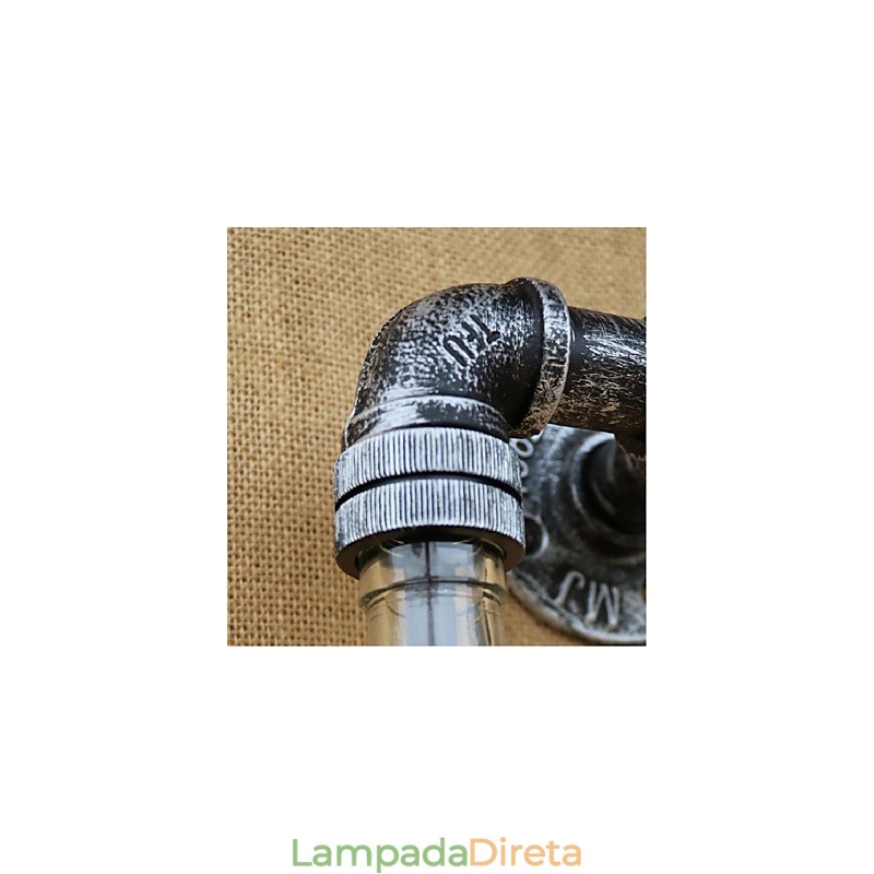 Luminária de parede rústica Lodge Brass para iluminação ambiente, luz de parede azul