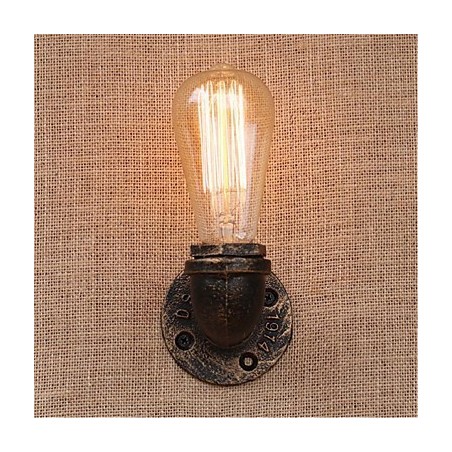 Nostalgia Simple Water Pipe Decorativo Pequeno Luminária de Parede Luz de Parede Nostalgia Simple Water Pipe Decorativo Pequeno Luminária de Parede Luz de Parede