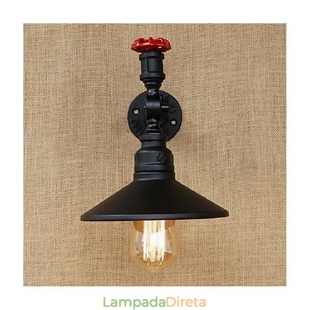 Pintura rústica de chalé para arandelas de parede com luz ambiente, luminária de parede preta Pintura rústica de chalé para arandelas de parede com luz ambiente, luminária de parede preta