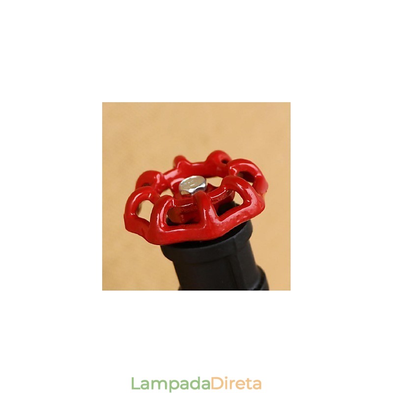Pintura rústica de chalé para arandelas de parede com luz ambiente, luminária de parede preta